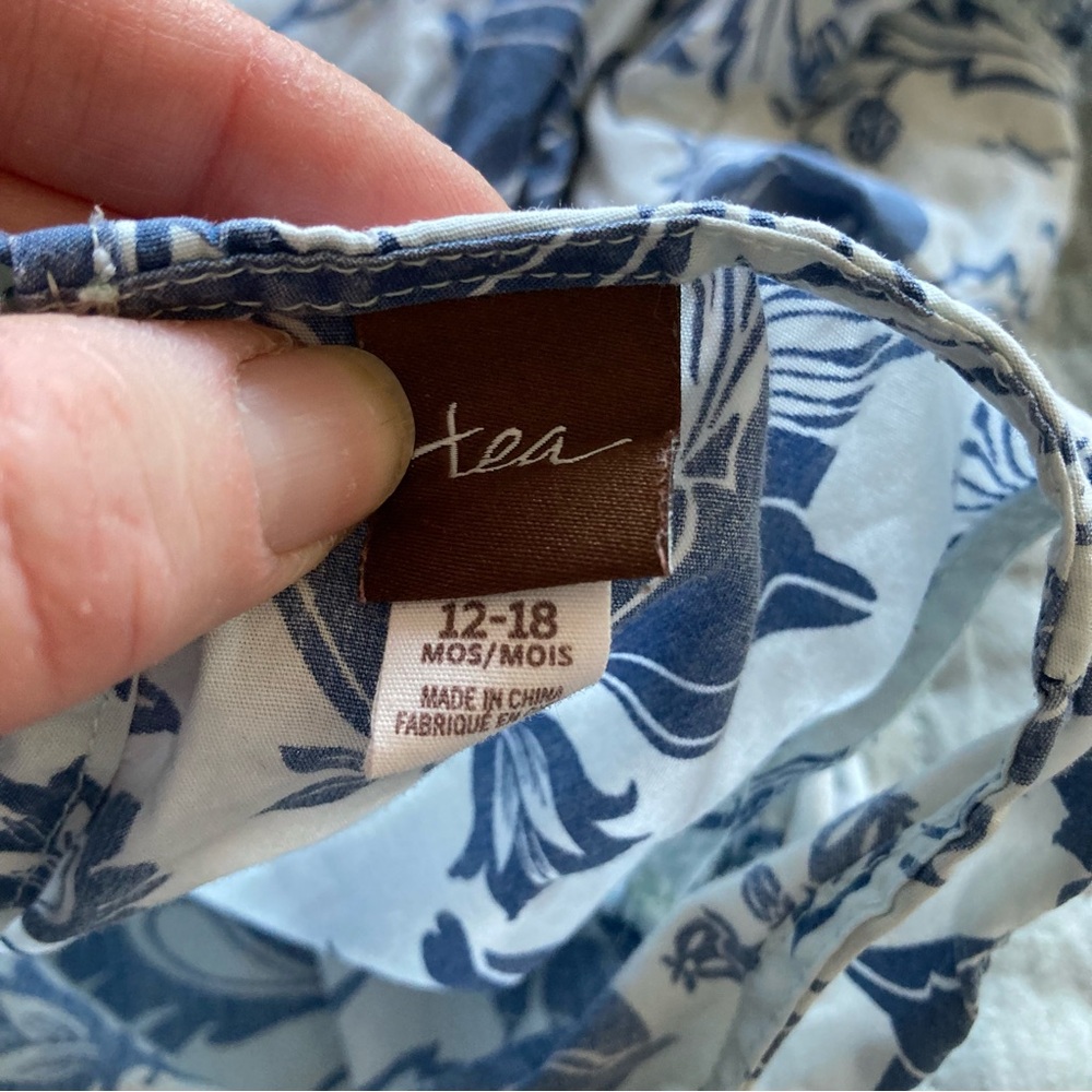 Tea Collection Floral Cotton Poplin Dress, 12-18m - Picture 5 of 8
